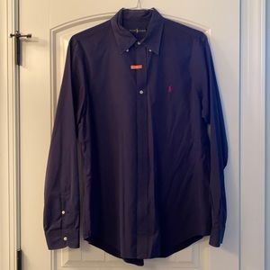 Ralph Lauren blue label 100%cotton button down.